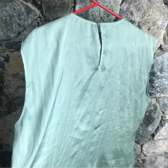 Violet & Claire jewel neck tank style blouse Mint green size 1X - Picture 4 of 12